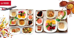 Hướng dẫn thay đổi suất ăn trên chuyến bay Sichuan Airlines