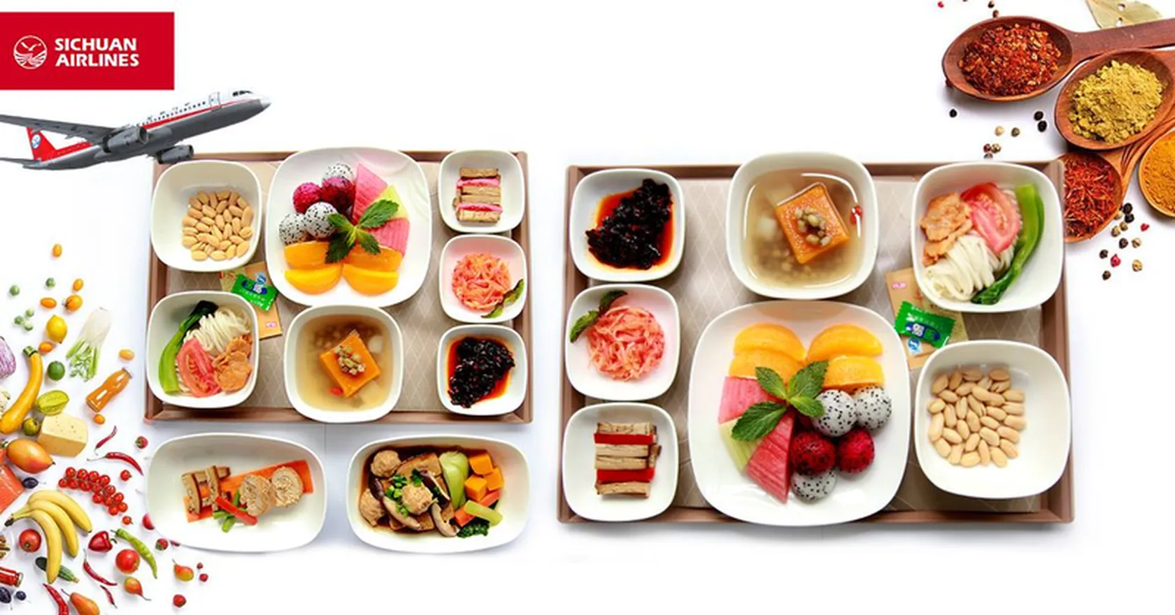 Hướng dẫn thay đổi suất ăn trên chuyến bay Sichuan Airlines
